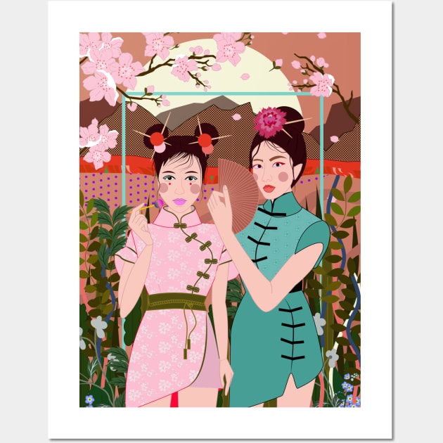 Asian girls Wall Art by IncognitobyE